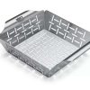 Grills & Outdoor Cooking * | Weber Grill Cookware Small Stainless Steel Grill Basket