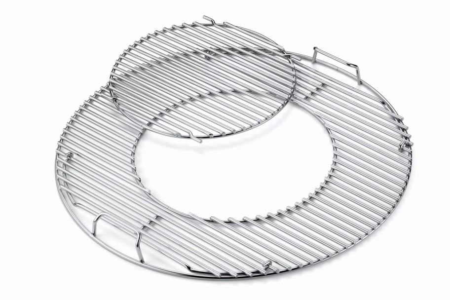 Grills & Outdoor Cooking * | Weber Grill Cooking Grates & Warming Racks 21.5-In X 21.5-In Round Plated Steel Cooking Grate