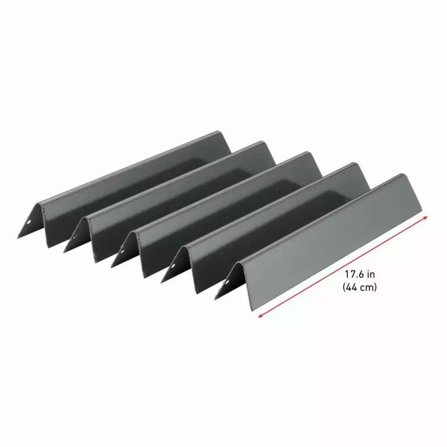 Grills & Outdoor Cooking * | Weber Grill Heat Plates & Briquette Grates 5-Pack Porcelain-Coated Steel Heat Plate