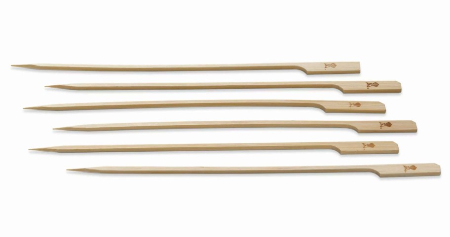 Grills & Outdoor Cooking * | Weber Grilling Tools & Utensils 25-Pack Bamboo Skewer