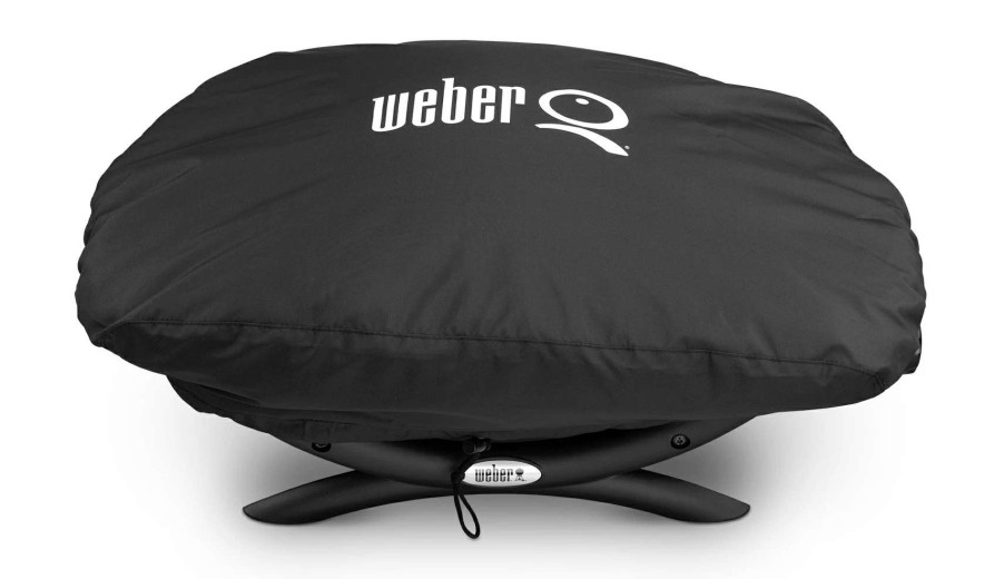 Grills & Outdoor Cooking * | Weber Grill Covers 17.3-In W X 26.3-In H Black Gas Grill Cover