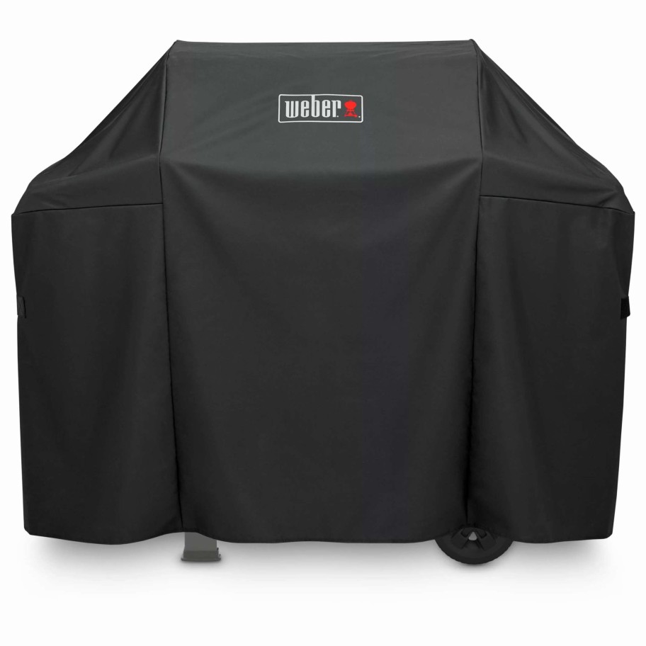 Grills & Outdoor Cooking * | Weber Grill Covers 51-In W X 42-In H Black Gas Grill Cover