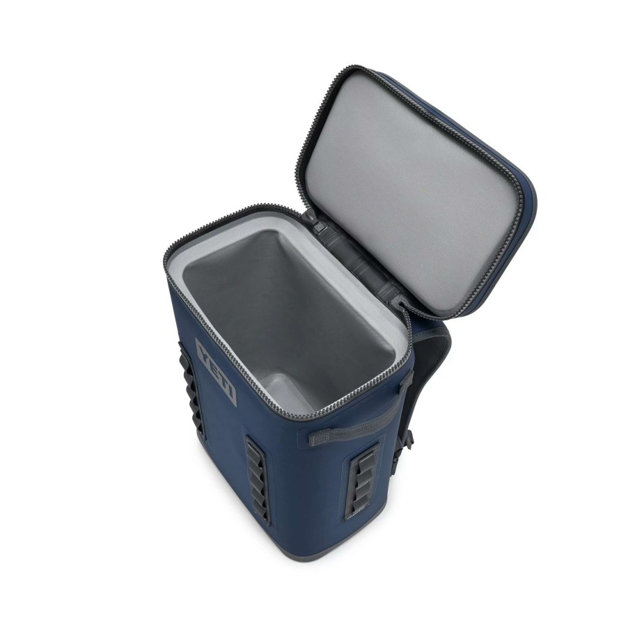 Coolers & Water Bottles * | Yeti Portable Coolers Hopper Backflip 24 Insulated Backpack Cooler, Navy