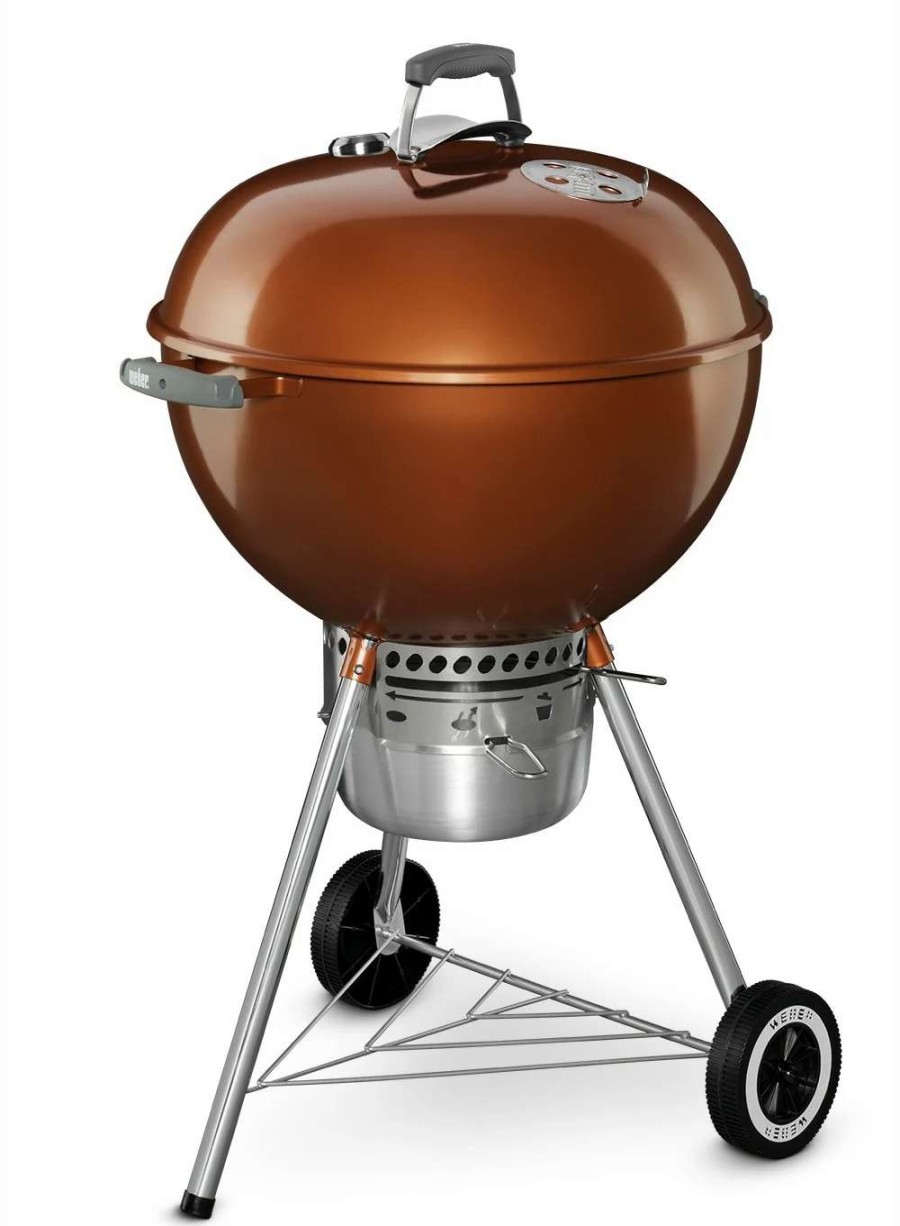 Grills & Outdoor Cooking * | Weber Charcoal Grills Original Kettle Premium 22-In W Copper Kettle Charcoal Grill