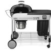 Grills & Outdoor Cooking * | Weber Charcoal Grills Performer Premium 22-In W Black Kettle Charcoal Grill