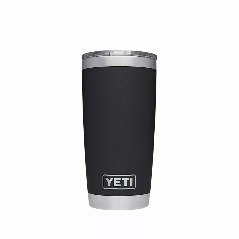 Coolers & Water Bottles * | Yeti Water Bottles & Mugs Rambler 20-Fl Oz Stainless Steel Tumbler With Magslider Lid, Black