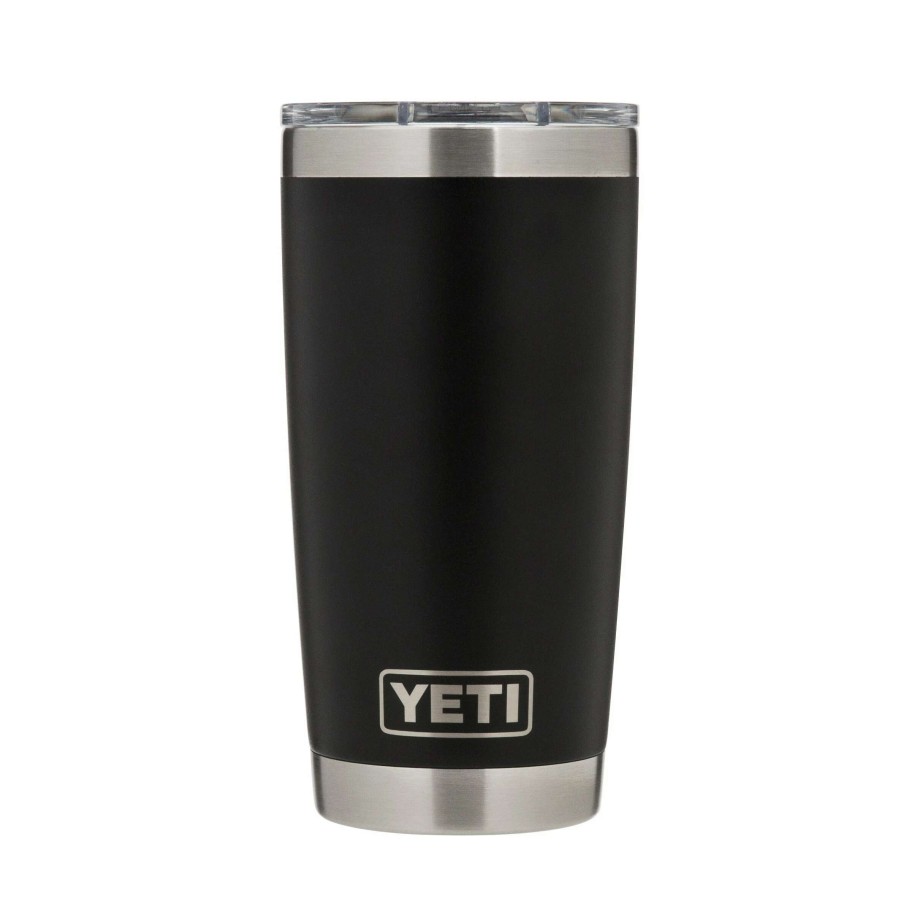 Coolers & Water Bottles * | Yeti Water Bottles & Mugs Rambler 20-Fl Oz Stainless Steel Tumbler With Magslider Lid, Black