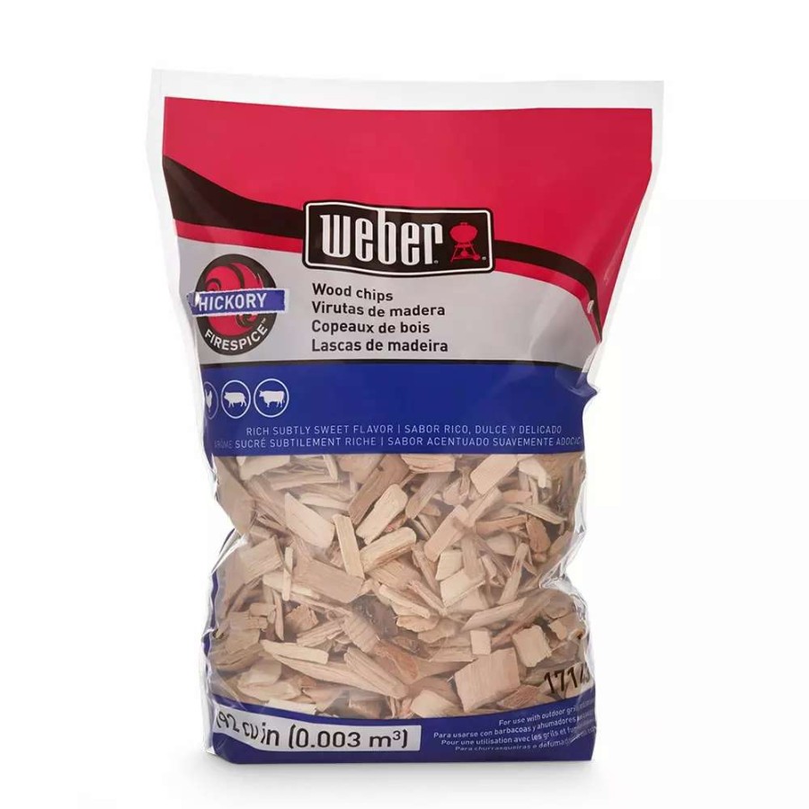 Grills & Outdoor Cooking * | Weber Hickory 192 Cubic Inch(Es) Wood Chips