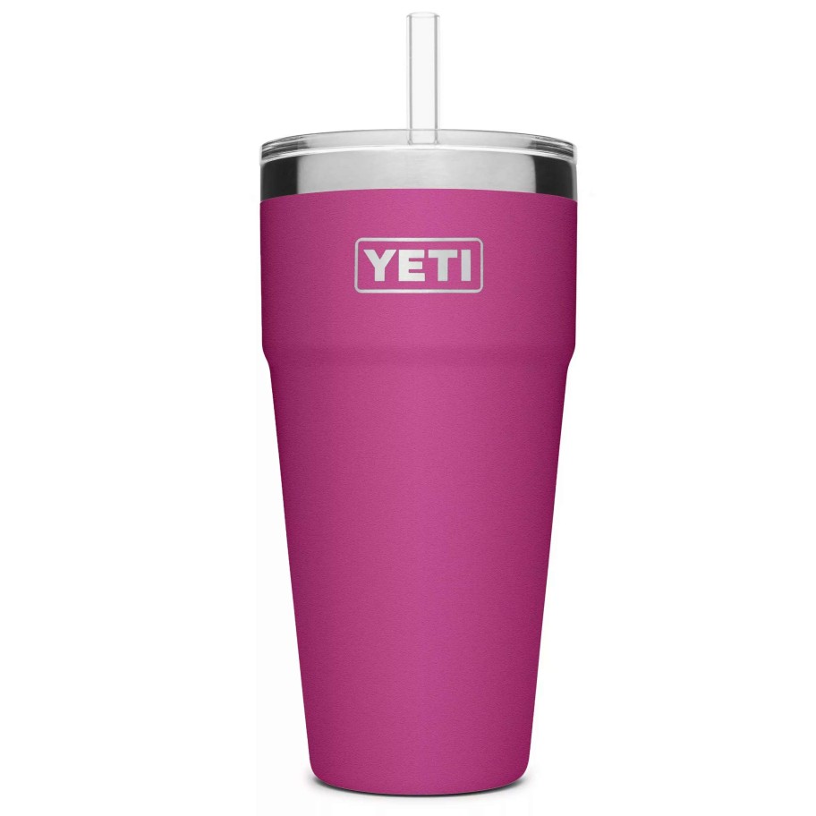 Coolers & Water Bottles * | Yeti Water Bottles & Mugs Rambler 26-Fl Oz Stainless Steel Cup With Straw Lid