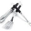 Grills & Outdoor Cooking * | Weber Grilling Tools & Utensils 3-Pack Stainless Steel Tool Set