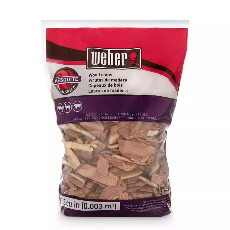 Grills & Outdoor Cooking * | Weber Mesquite 192 Cubic Inch(Es) Wood Chips