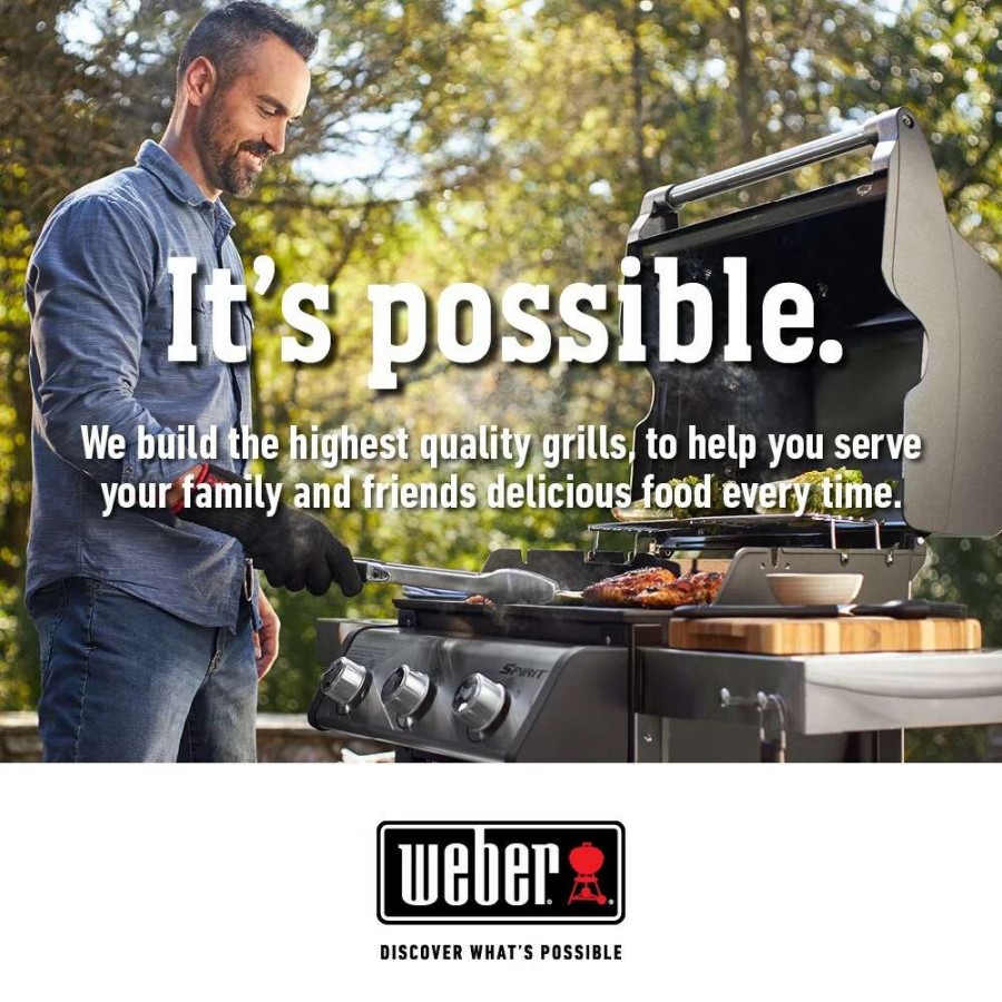 Grills & Outdoor Cooking * | Weber Grill Cooking Grates & Warming Racks Replacement Cooking Grate For 18-1/2 In. One-Touch Kettle, Smokey Mountain Cooker Smoker And Bar-B-Kettle Charcoal Grill