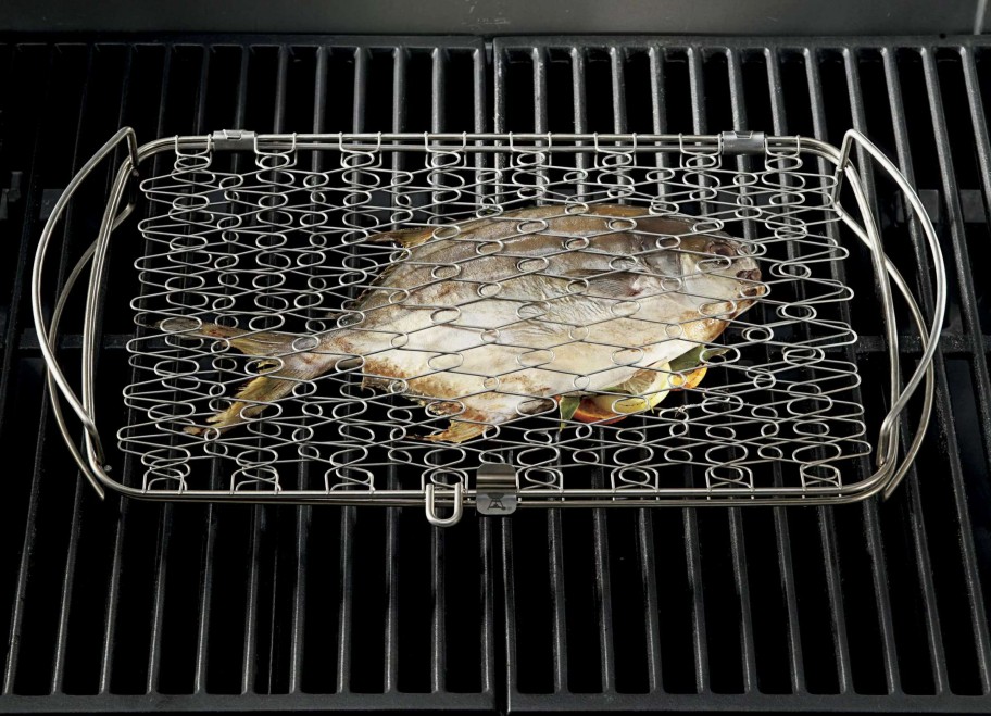 Grills & Outdoor Cooking * | Weber Grill Cookware Original Stainless Steel Fish Basket