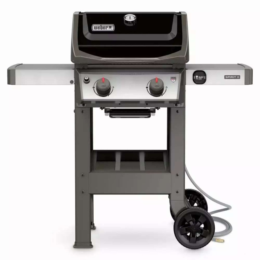 Grills & Outdoor Cooking * | Weber Gas Grills Spirit Ii E-210 Black 2-Burner Natural Gas Grill