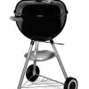 Grills & Outdoor Cooking * | Weber Charcoal Grills Original Kettle 18-In W Black Kettle Charcoal Grill