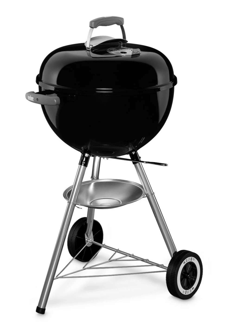 Grills & Outdoor Cooking * | Weber Charcoal Grills Original Kettle 18-In W Black Kettle Charcoal Grill