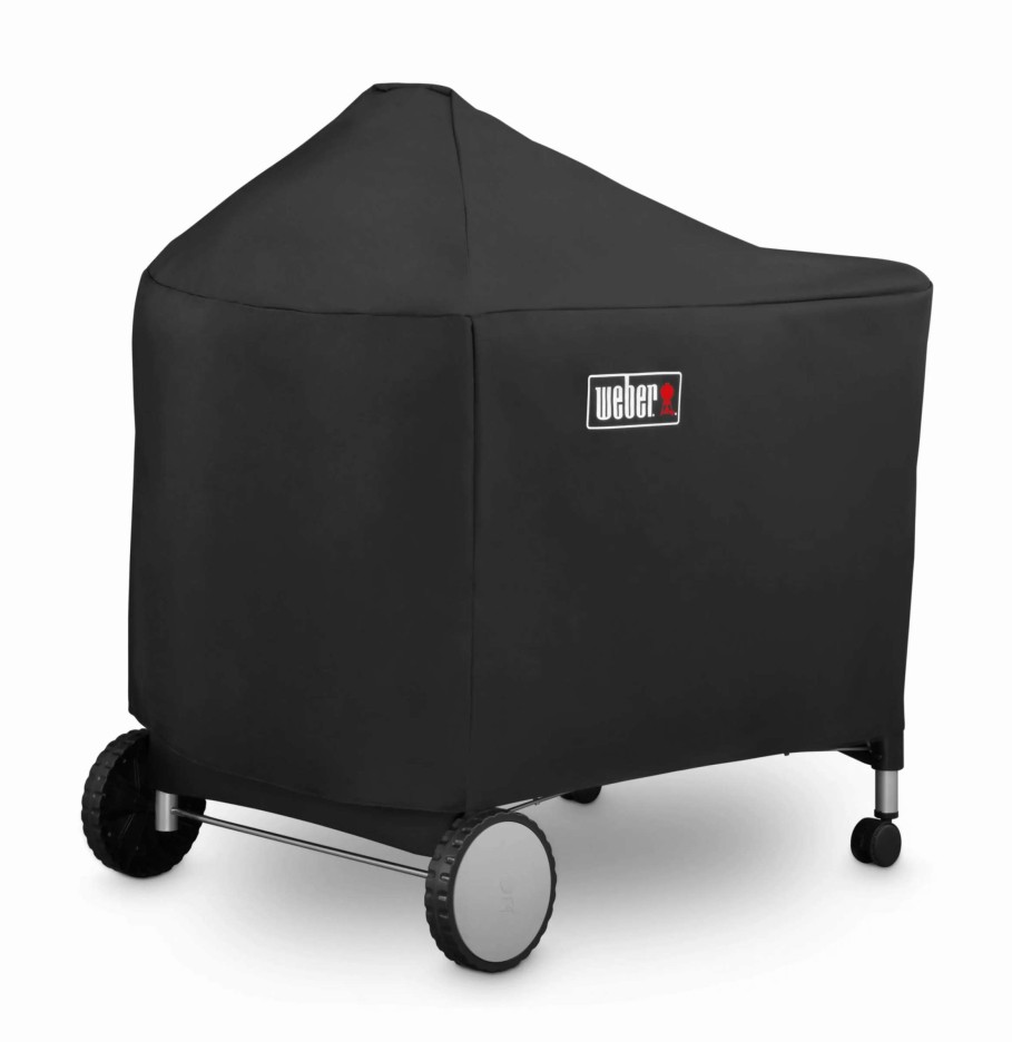 Grills & Outdoor Cooking * | Weber Grill Covers 53-In W X 45-In H Black Polyester Charcoal Grill Cover