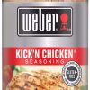 Grills & Outdoor Cooking * | Weber Dry Seasoning & Marinades Weber Kick'N Chicken Seasoning 11 Oz