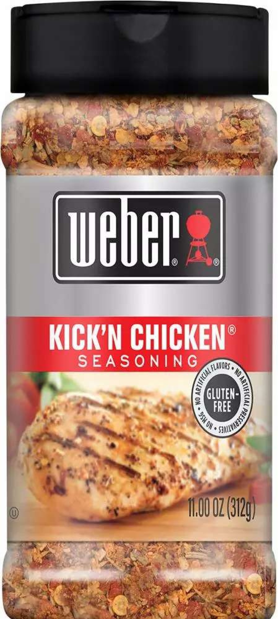 Grills & Outdoor Cooking * | Weber Dry Seasoning & Marinades Weber Kick'N Chicken Seasoning 11 Oz