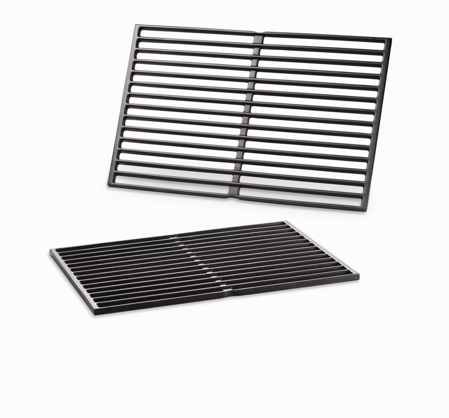 Grills & Outdoor Cooking * | Weber Grill Cooking Grates & Warming Racks 19.5-In X 12.9-In 2-Pack Rectangle Porcelain-Coated Steel Cooking Grate