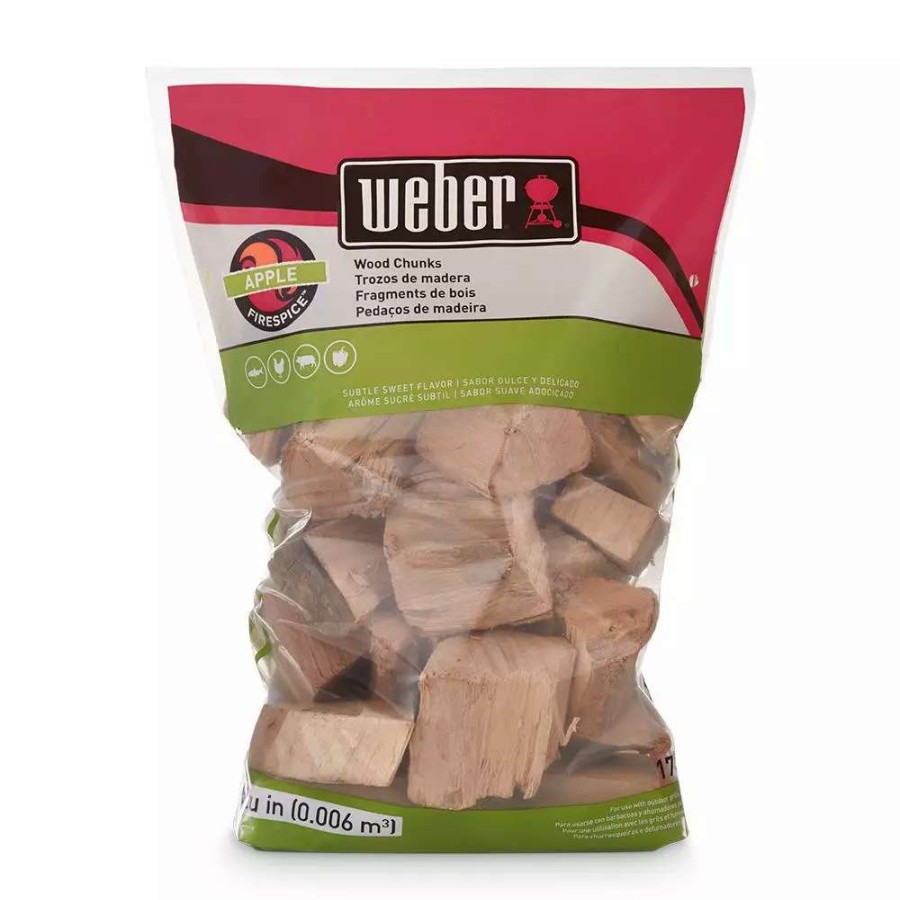 Grills & Outdoor Cooking * | Weber Apple 4-Lb Wood Chips