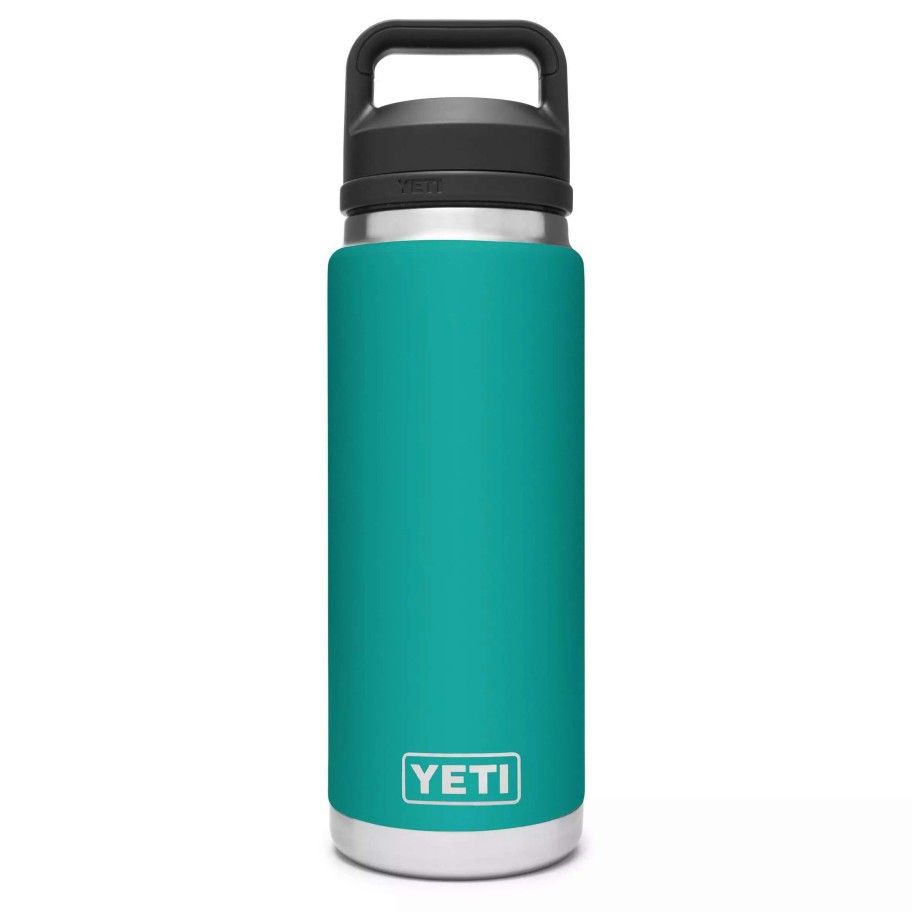 Coolers & Water Bottles * | Yeti Water Bottles & Mugs Rambler 26-Fl Oz Stainless Steel Water Bottle With Chug Cap, Aquifer Blue