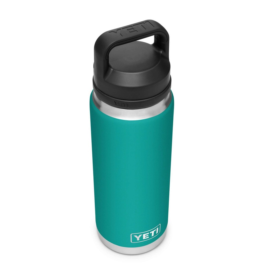 Coolers & Water Bottles * | Yeti Water Bottles & Mugs Rambler 26-Fl Oz Stainless Steel Water Bottle With Chug Cap, Aquifer Blue