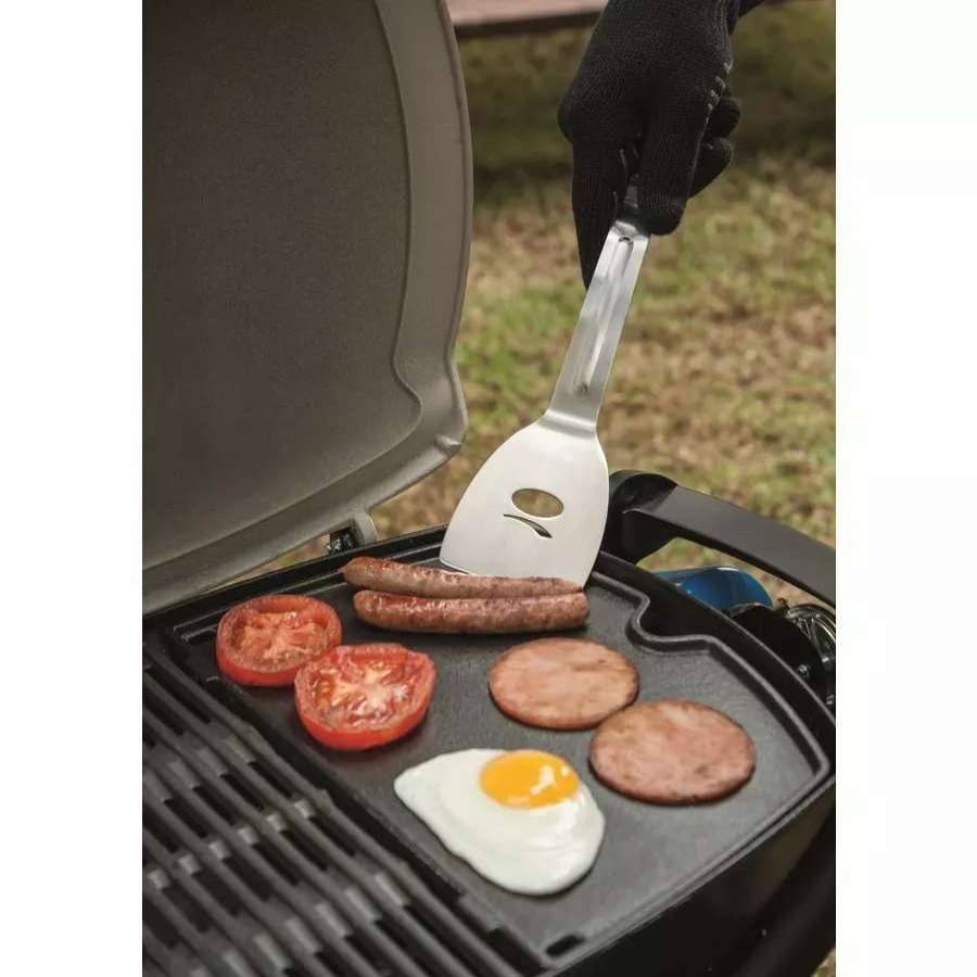 Grills & Outdoor Cooking * | Weber Grill Cooking Grates & Warming Racks Q Griddle 12.55-In X 8.63-In Rectangle Porcelain-Coated Cast Iron Grilling Grate