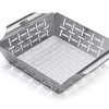 Grills & Outdoor Cooking * | Weber Grill Cookware Stainless Steel Grill Basket