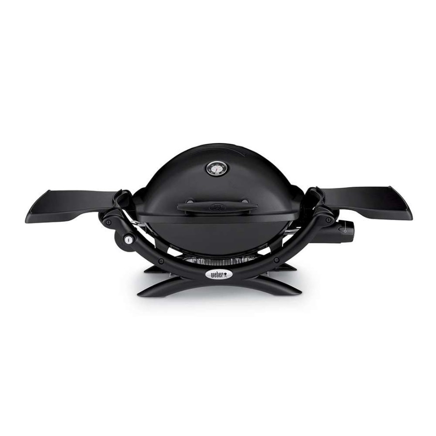 Grills & Outdoor Cooking * | Weber Portable Grills Q 1200 Black 8500-Btu 189-Sq In Portable Gas Grill