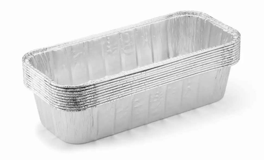 Grills & Outdoor Cooking * | Weber Grill Drip Pans & Cups 10-Pack 11-In L X 5-In W Disposable Aluminum Foil Grill Drip Pan