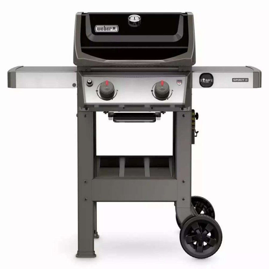 Grills & Outdoor Cooking * | Weber Gas Grills Spirit Ii E-210 Black 2-Burner Liquid Propane Gas Grill