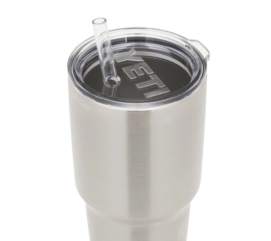 Coolers & Water Bottles * | Yeti Drinkware Accessories Rambler Plastic Clear Straw Lid