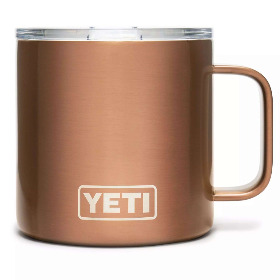 Coolers & Water Bottles * | Yeti Water Bottles & Mugs Rambler 14-Fl Oz Stainless Steel Mug With Magslider Lid