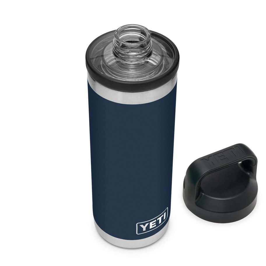 Coolers & Water Bottles * | Yeti Water Bottles & Mugs Rambler 18-Fl Oz Stainless Steel Water Bottle With Chug Cap, Navy